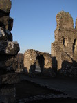 SX12515 Gate house of Ogmore Castle in morning sun.jpg